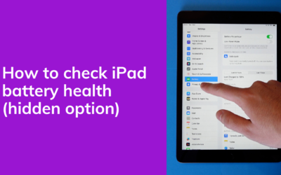 How To Check iPad Battery Health