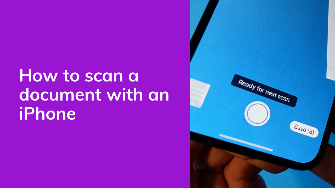 How To Scan a Document with an iPhone