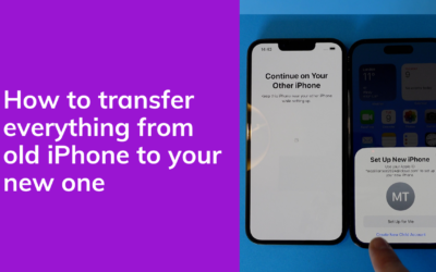 How To Transfer Everything From Old iPhone to New