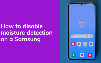 How To Disable Moisture Detected on a Samsung Phone
