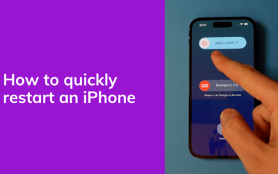 How To Restart an iPhone