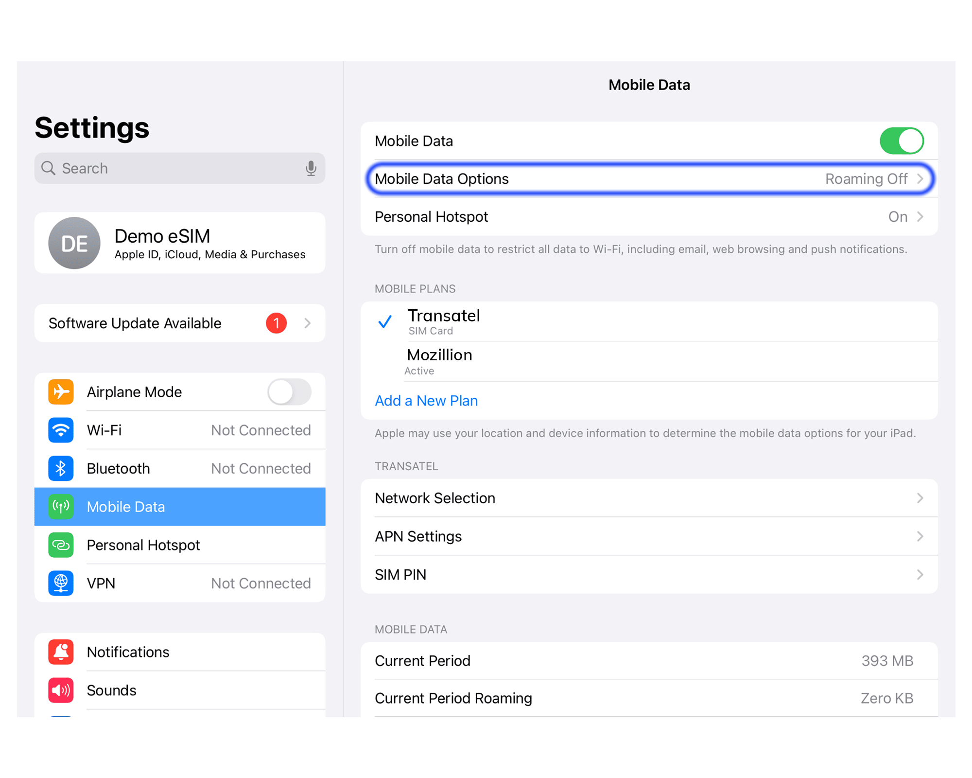 iPad Screen Mock Up - 1
