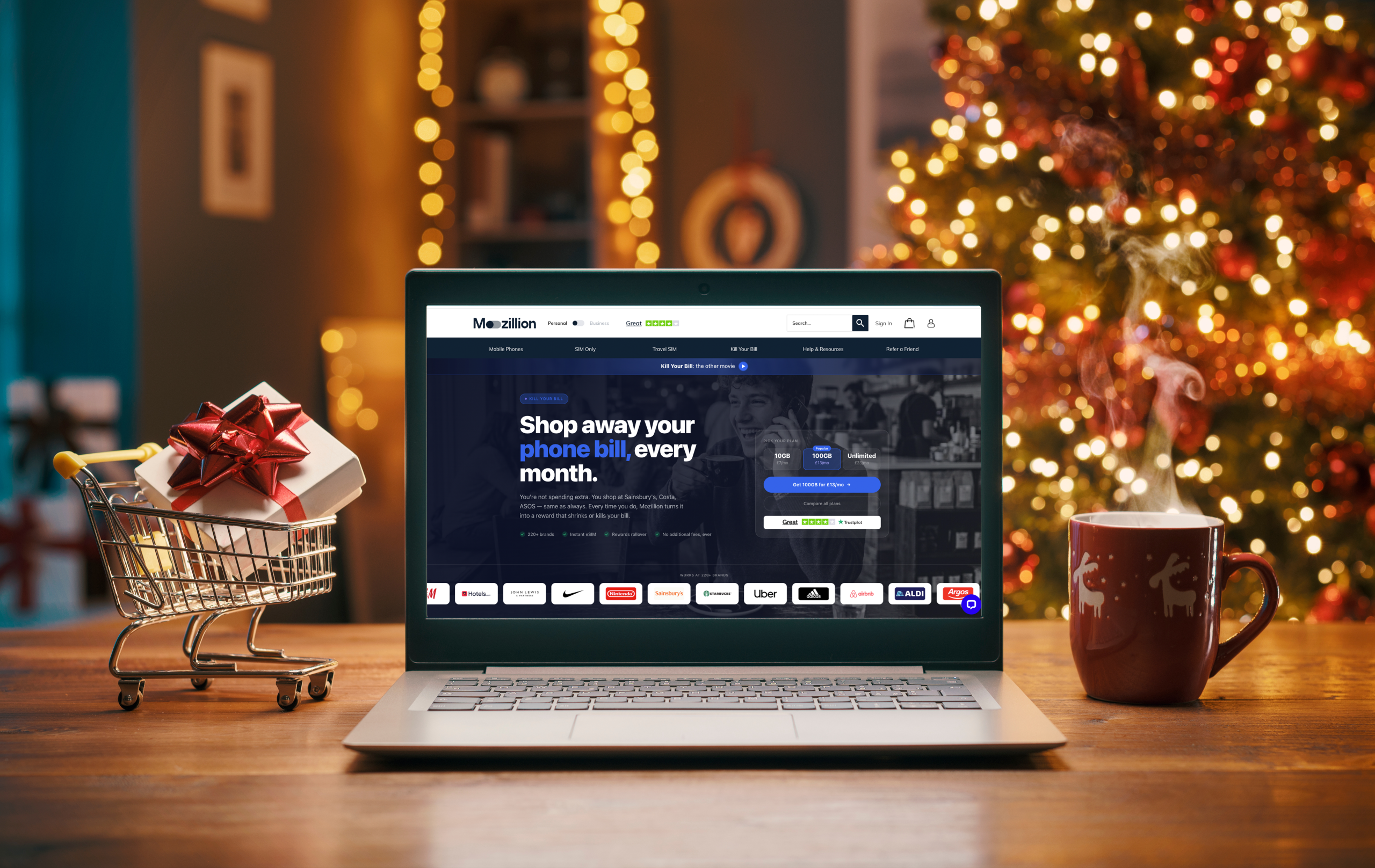Start your Christmas shopping now and let it pay your phone bill