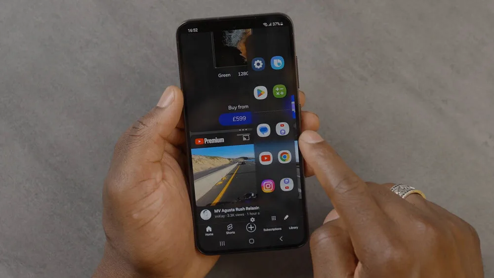 Samsung Galaxy S23 edge panels