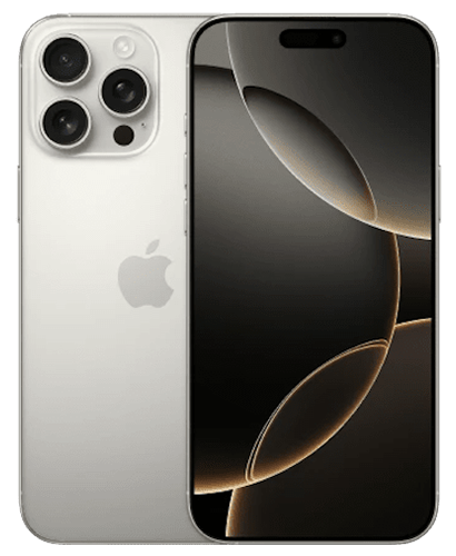 iPhone 16 Pro Max front and back