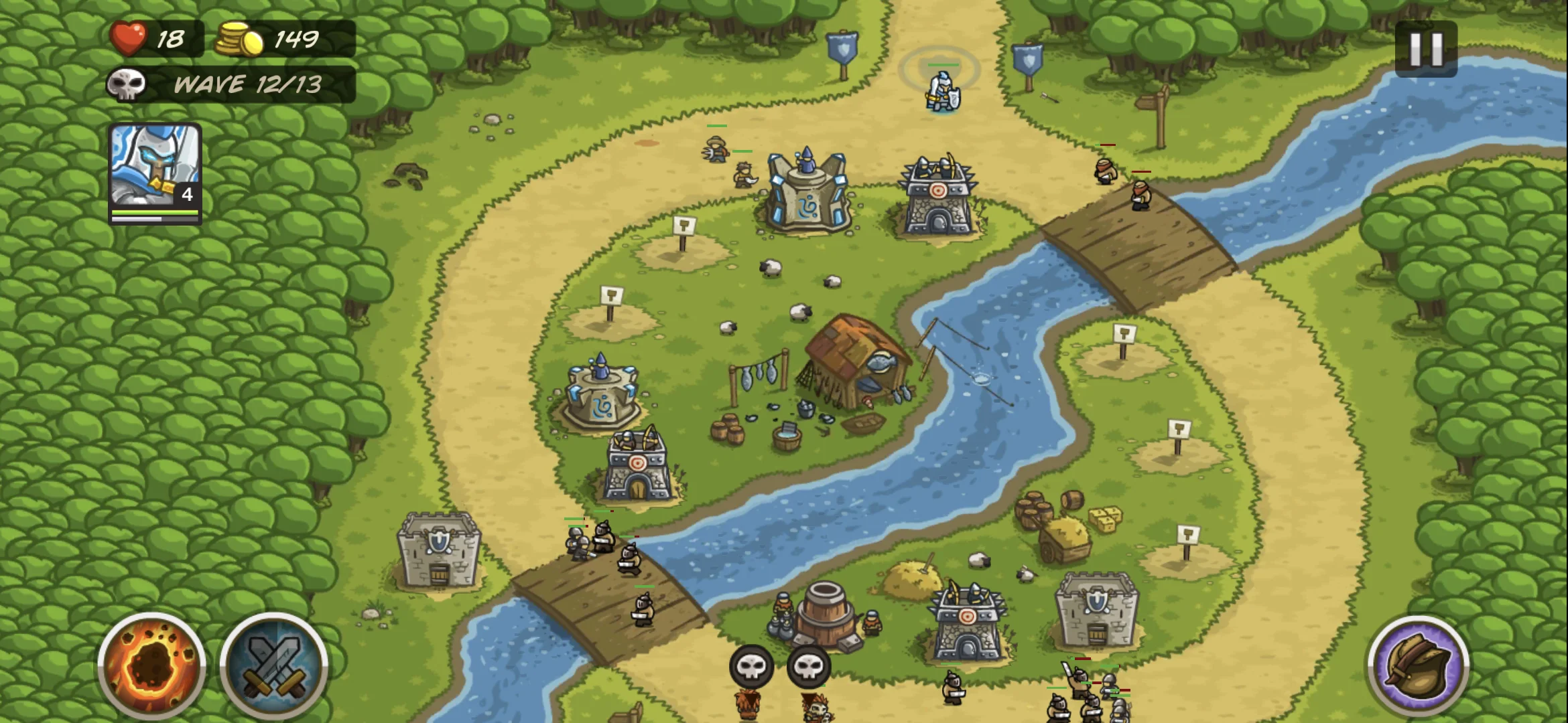 Kingdom Rush view