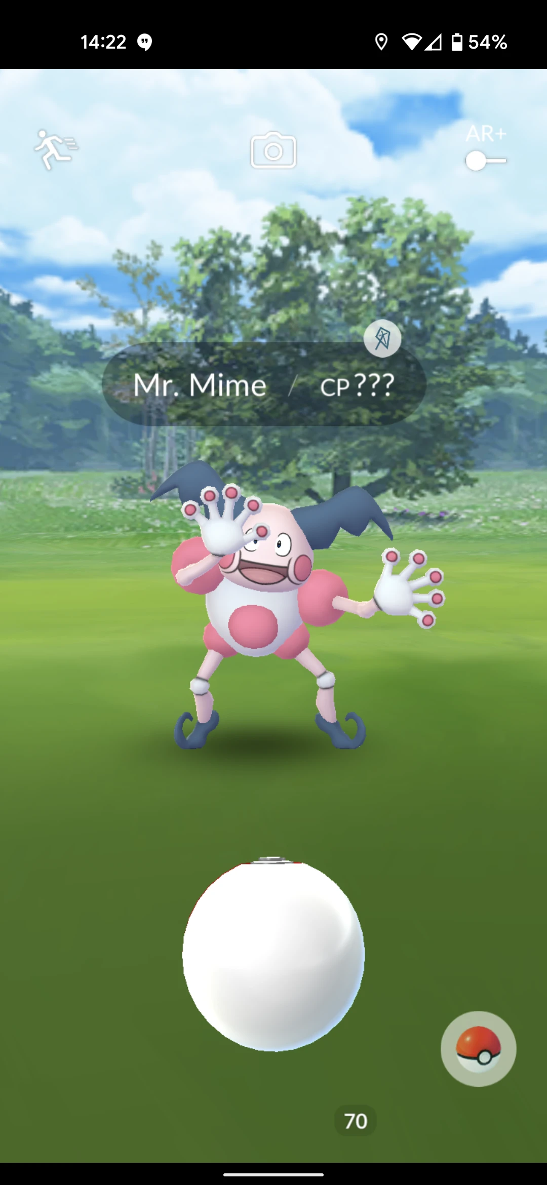 Pok&eacute;mon GO view