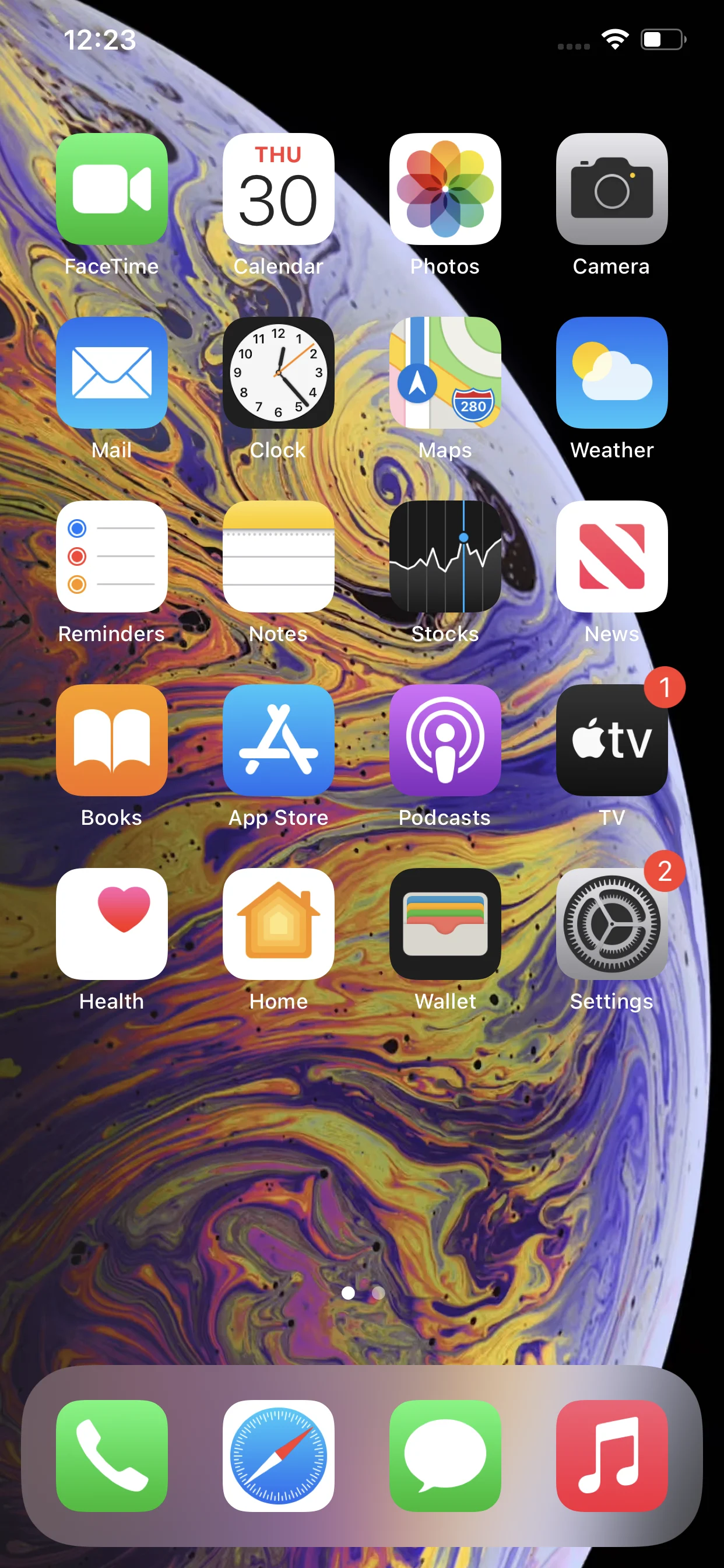 iPhone XS Max OLED display