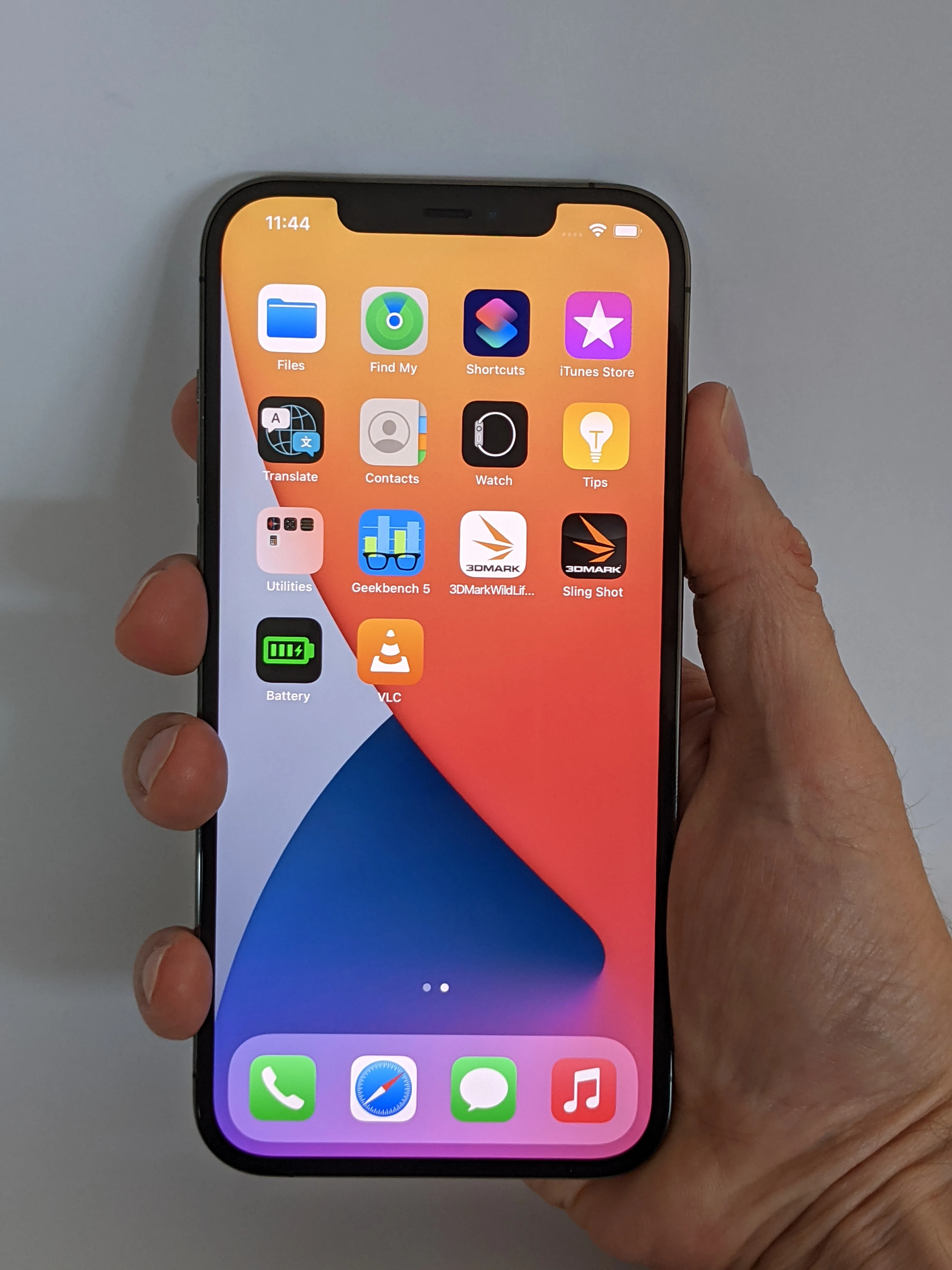 iPhone 12 Pro Max in the hand