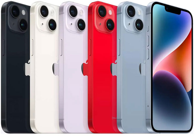 iPhone 14 colours