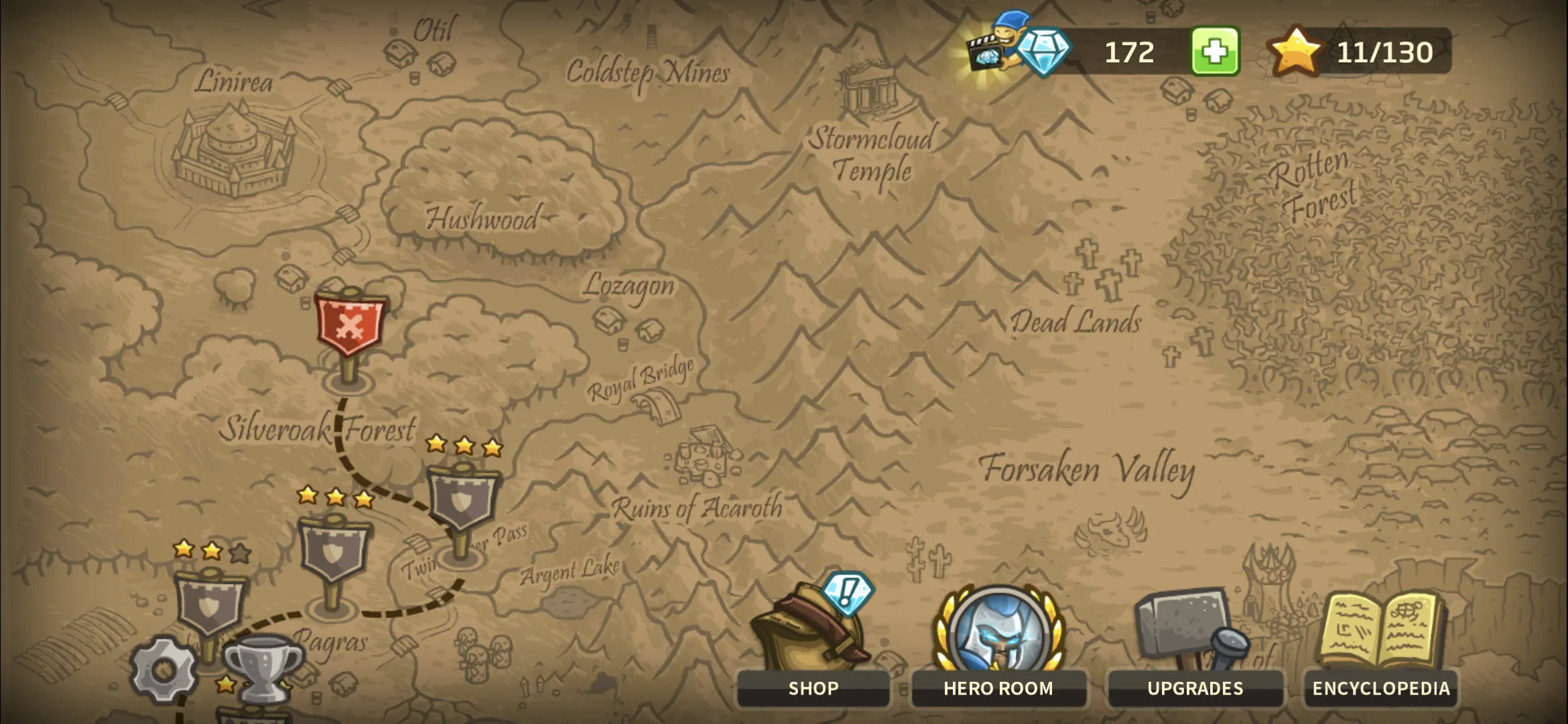 Kingdom Rush view