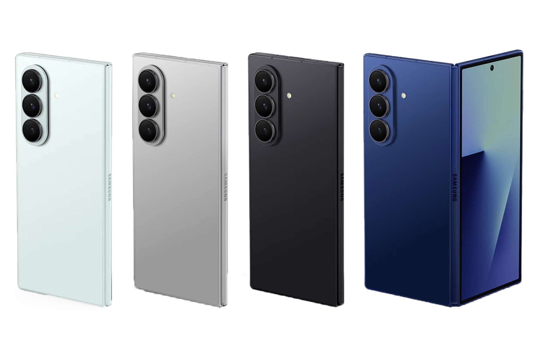Samsung Galaxy Z Fold 7 colour range