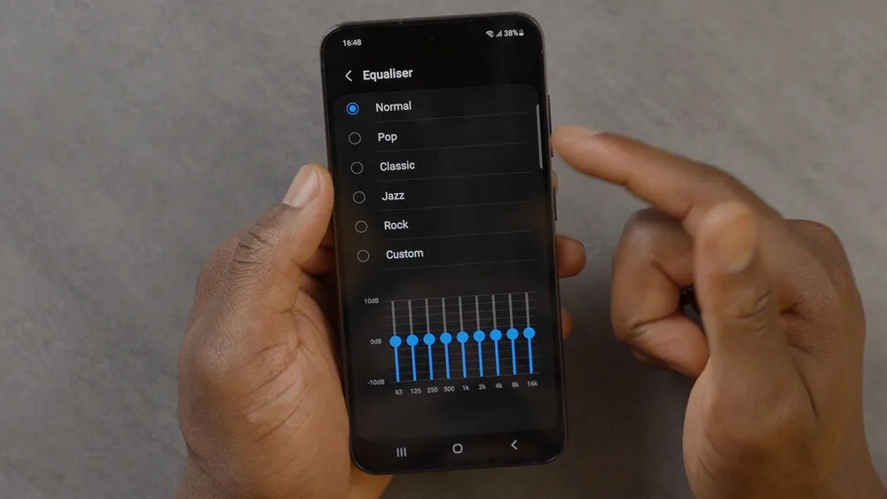 Samsung Galaxy S23 Dolby Atmos sound settings