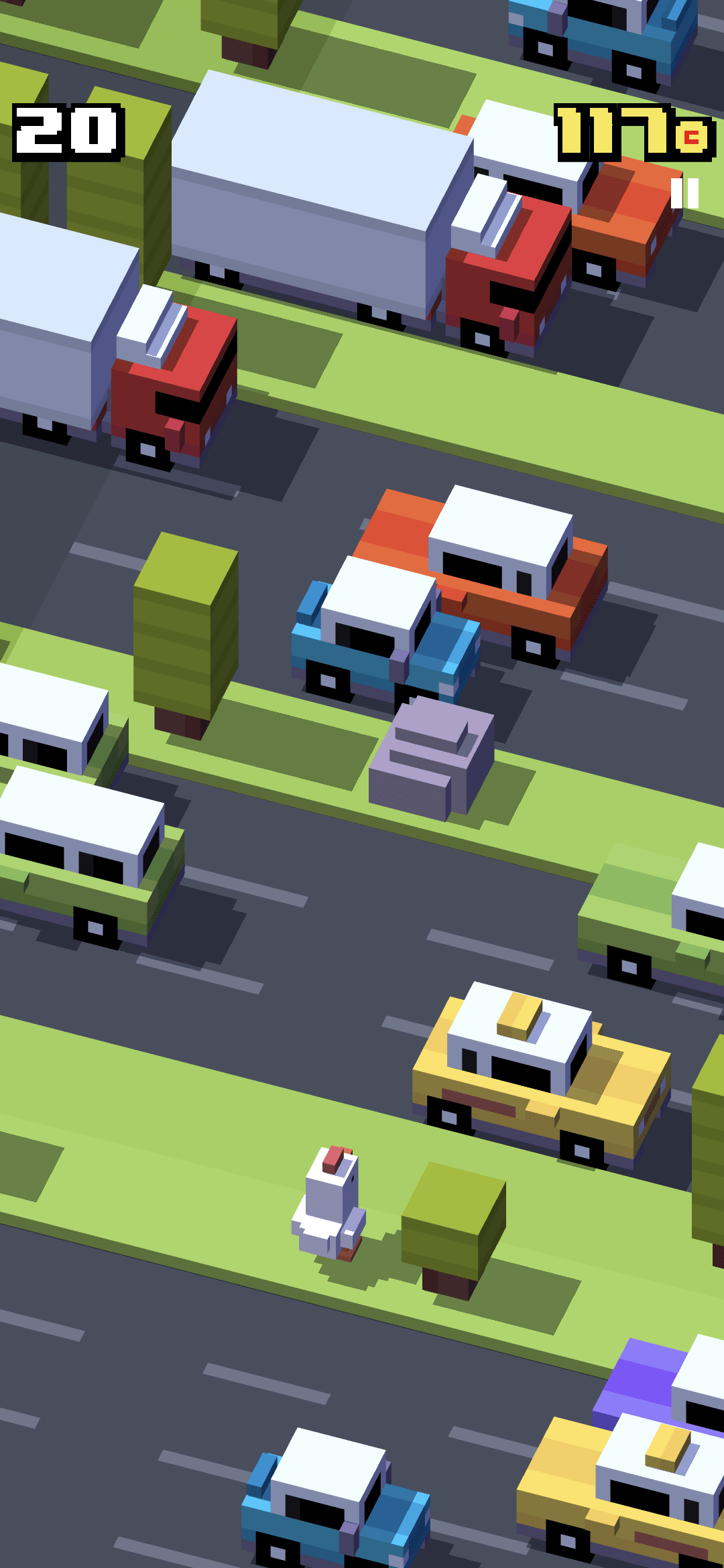 Crossy Road view