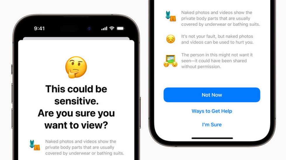 iOS 17 sensitive content warning