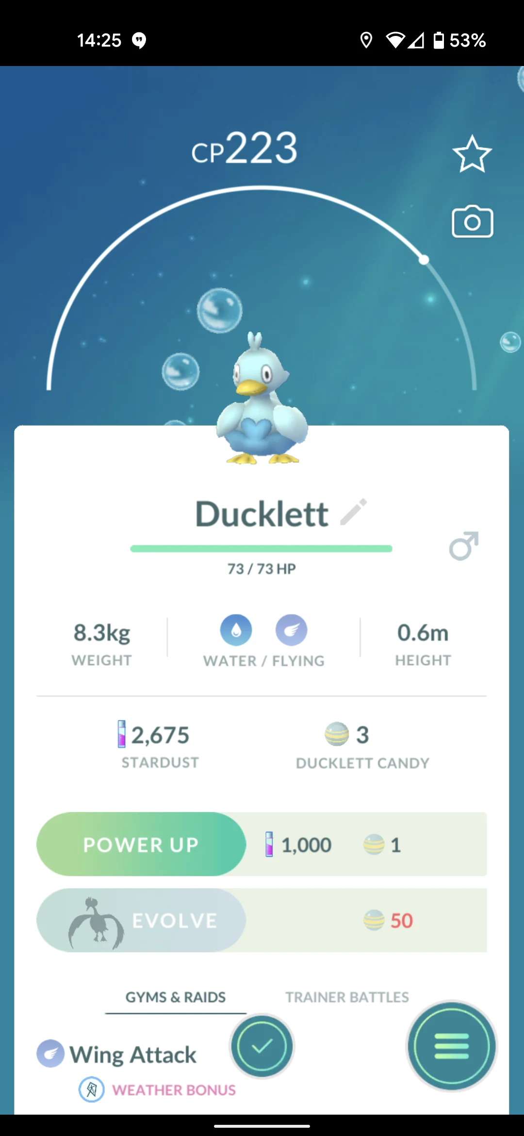 Pok&eacute;mon GO view