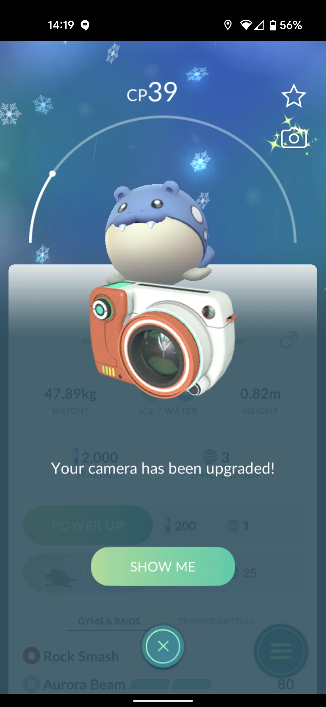 Pok&eacute;mon GO view