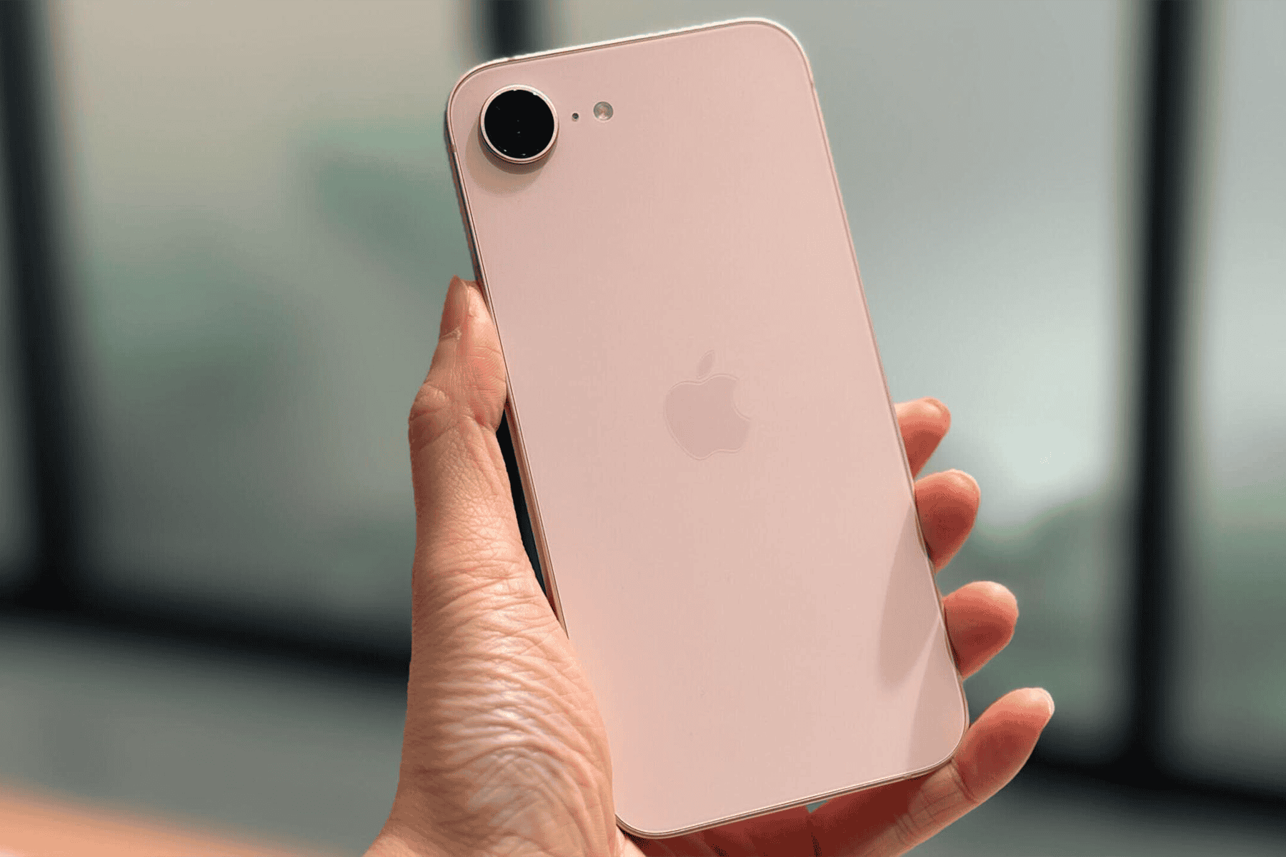 iPhone 17e in hand