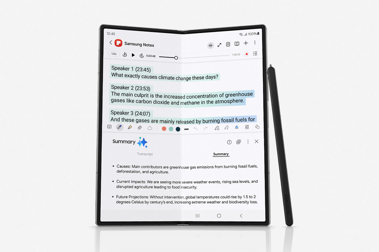 Galaxy Z Fold6 Note Assist