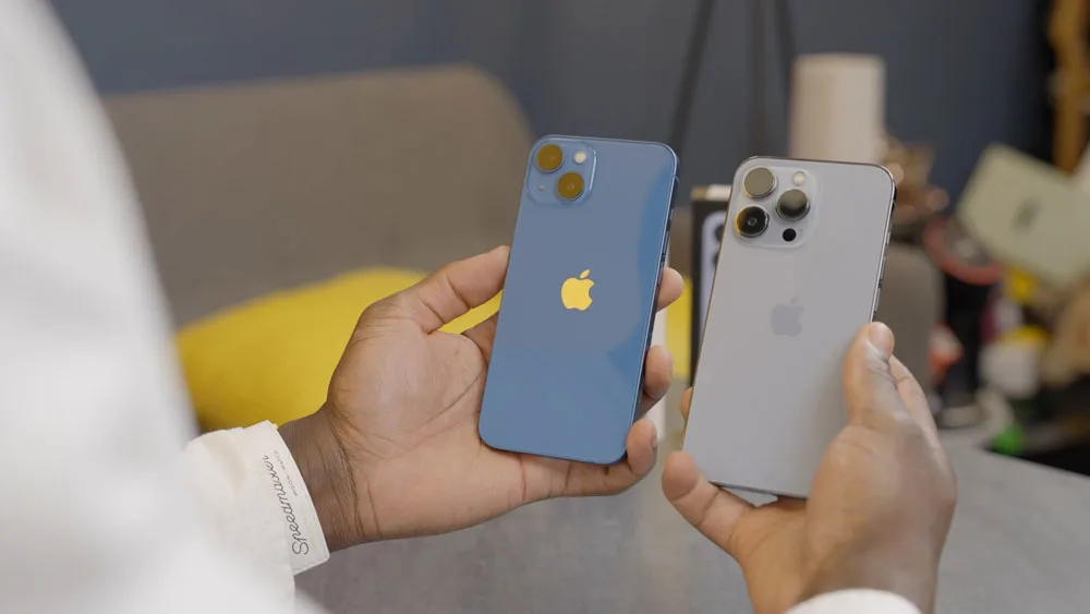 iPhone 13 Pro and standard iPhone 13