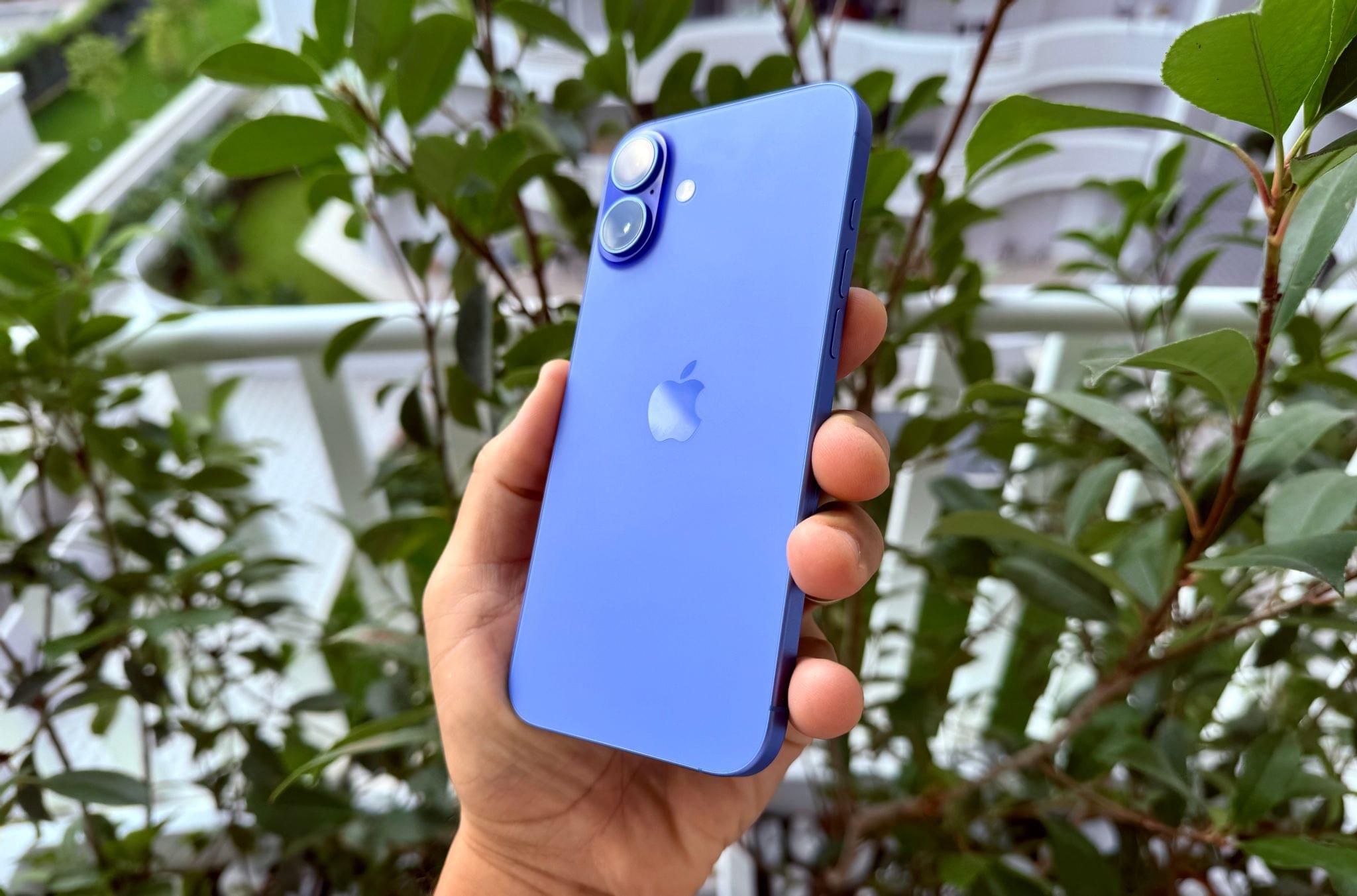 iPhone 16 Plus in hand