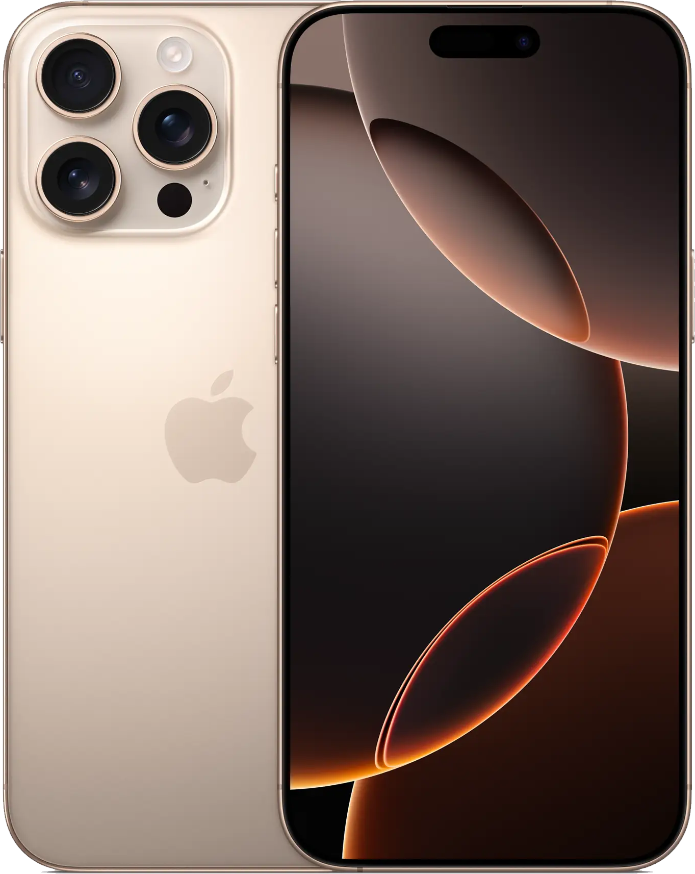 Apple iPhone 16 Pro Max Desert Titanium front