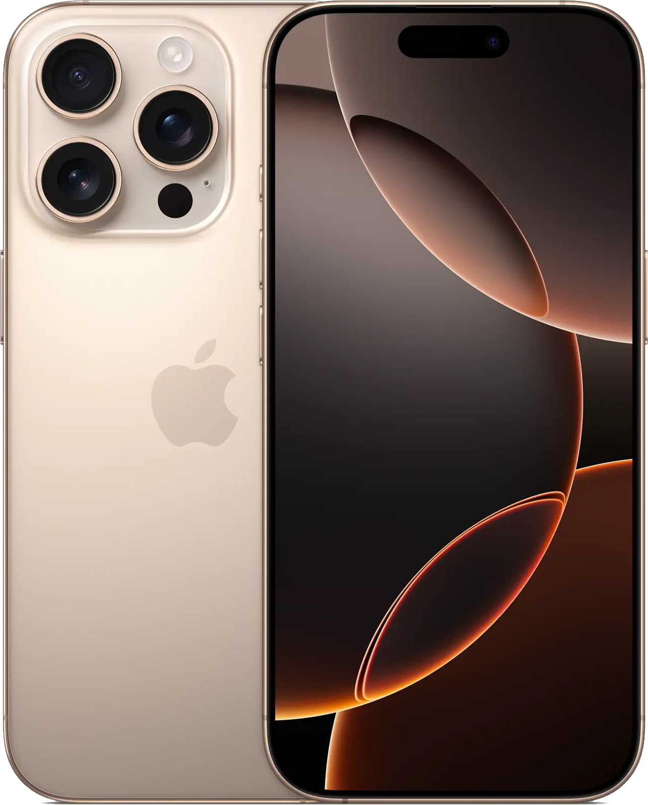 Apple iPhone 16 Pro Desert Titanium front