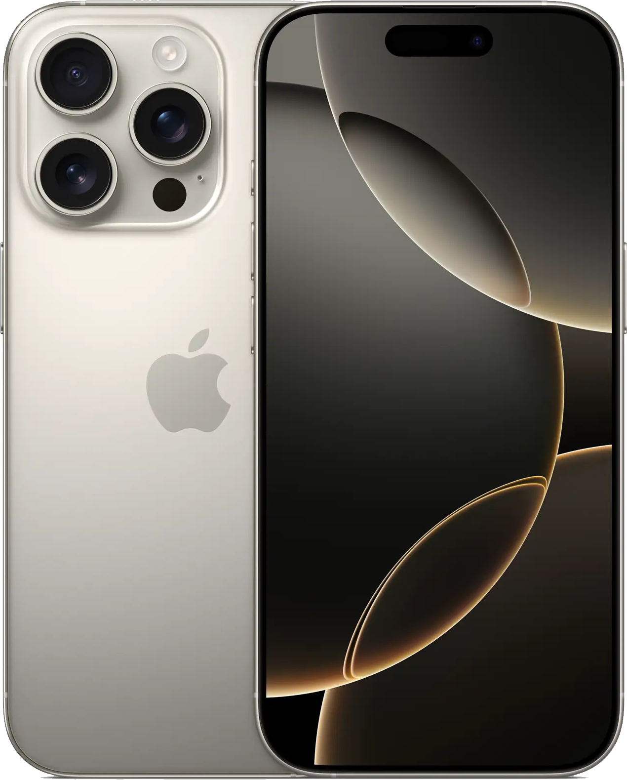 Apple iPhone 16 Pro Natural Titanium front