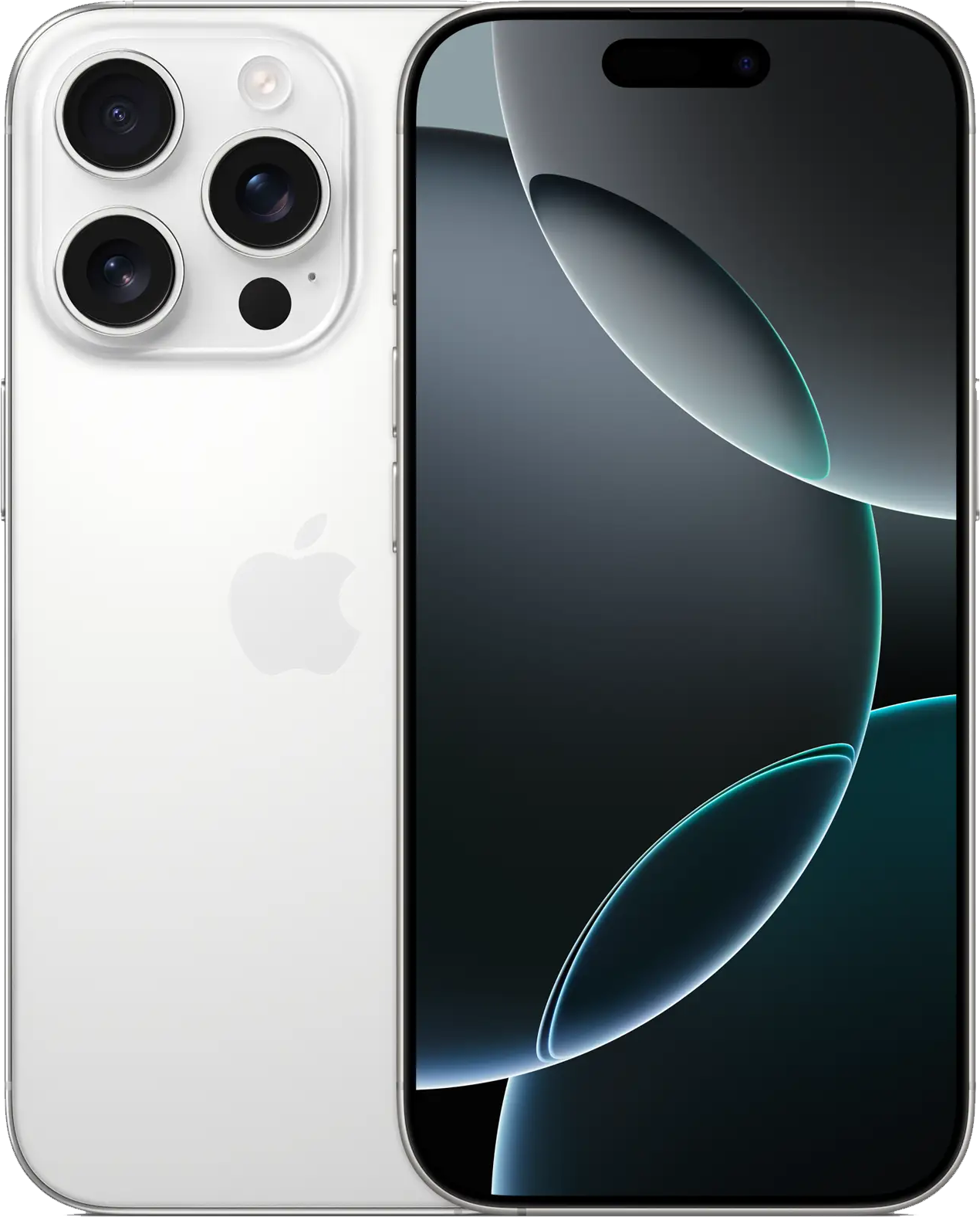 Apple iPhone 16 Pro White Titanium front