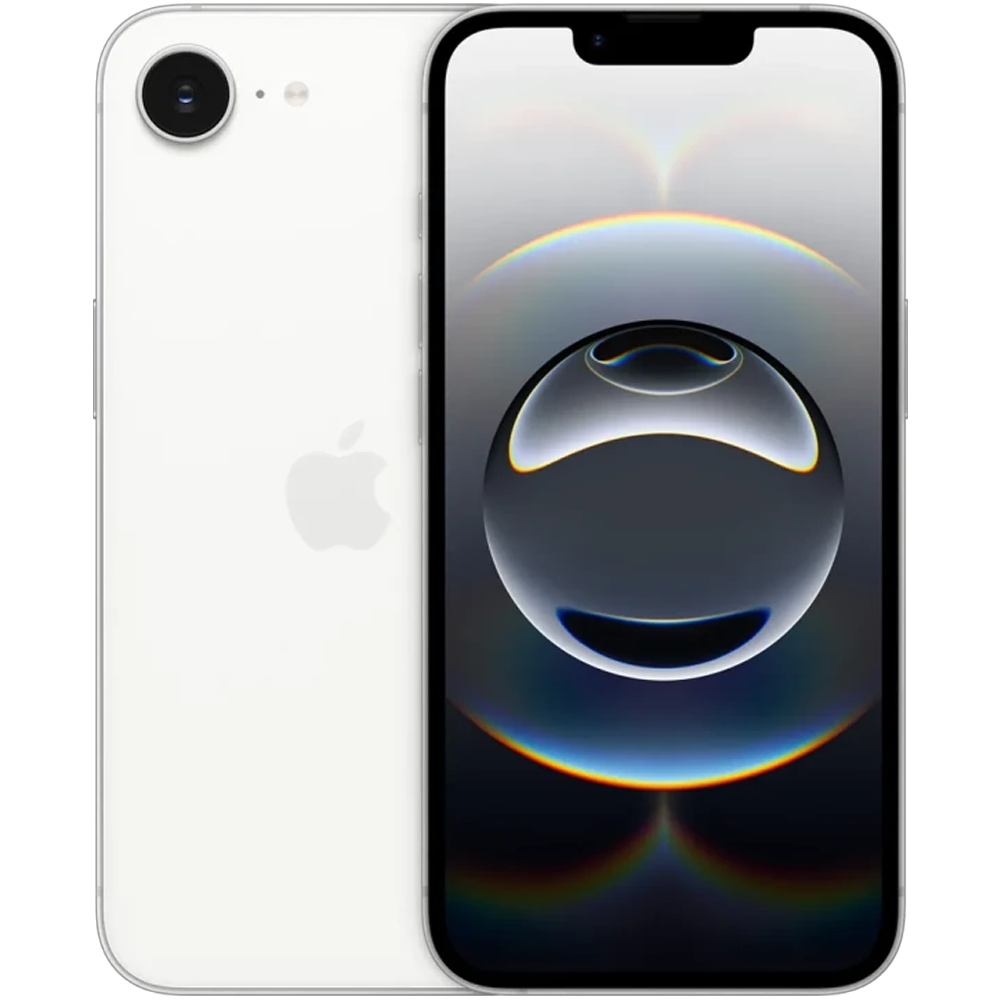 Apple iPhone 16e white front