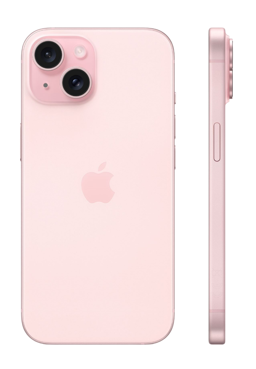 Apple iPhone 15 Pink Side