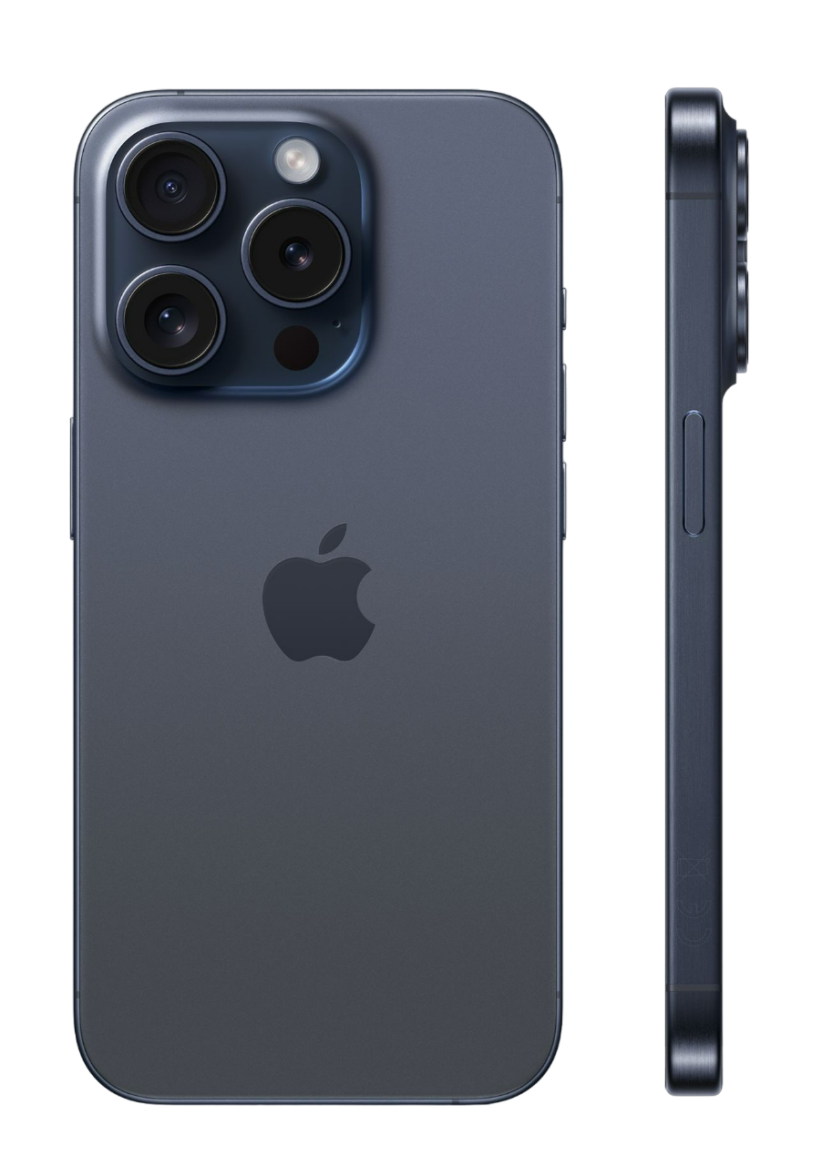 Apple iPhone 15 Pro Max Blue Side