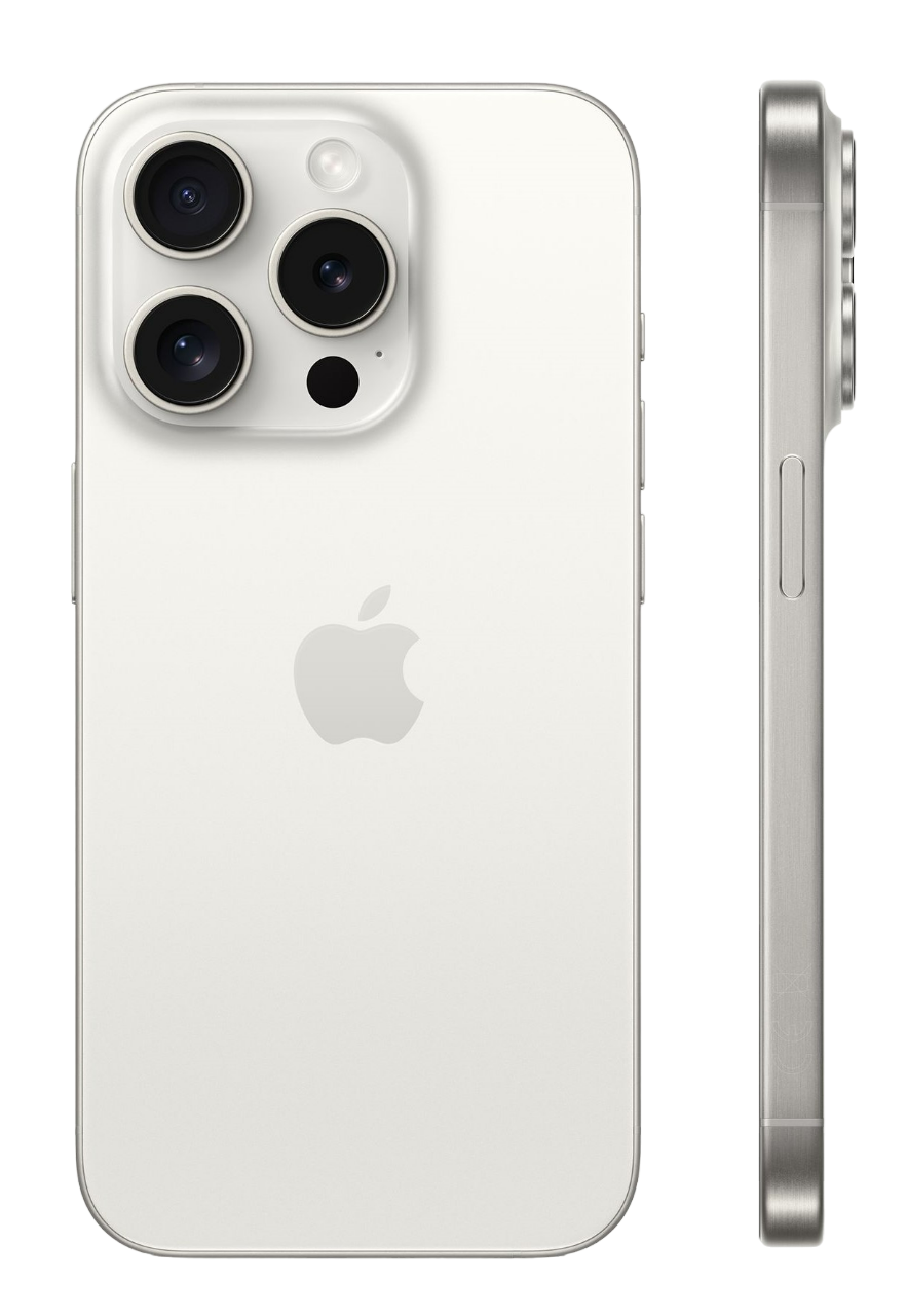 Apple iPhone 15 Pro Max White Side