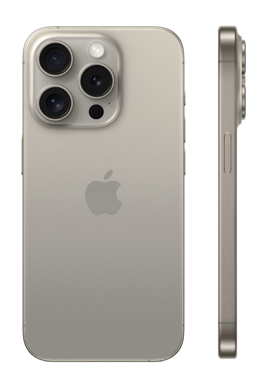 Apple iPhone 15 Pro Natural Side