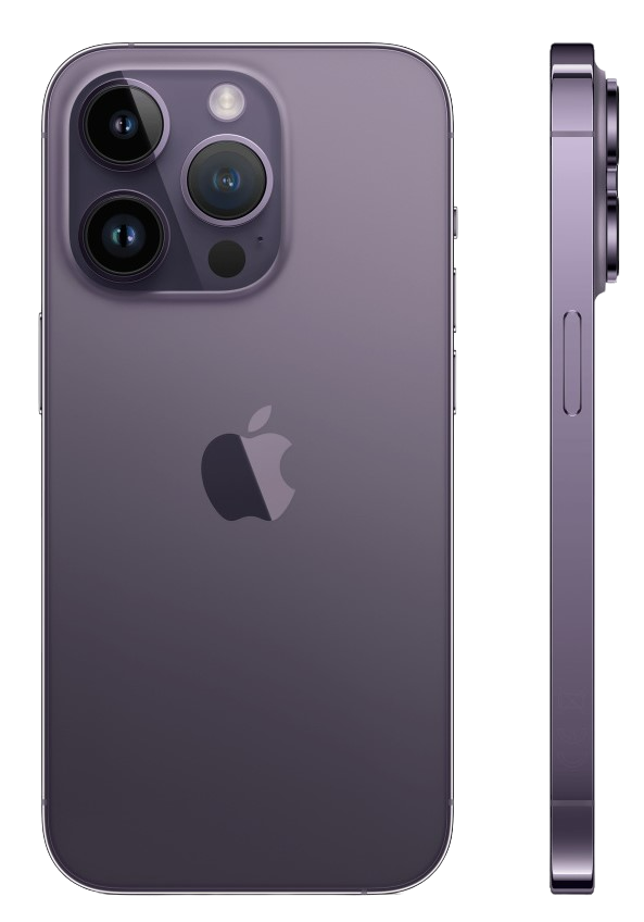 Apple iPhone 14 Pro Max Deep Purple Side