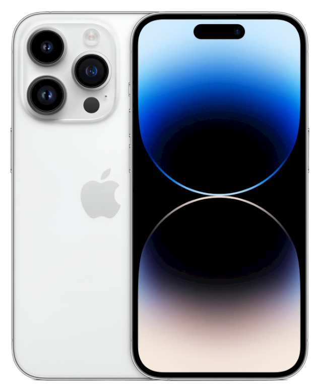Apple iPhone 14 Pro Silver Front