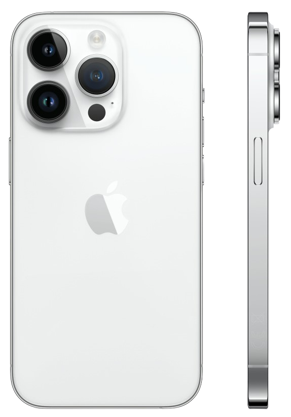 Apple iPhone 14 Pro Silver Side