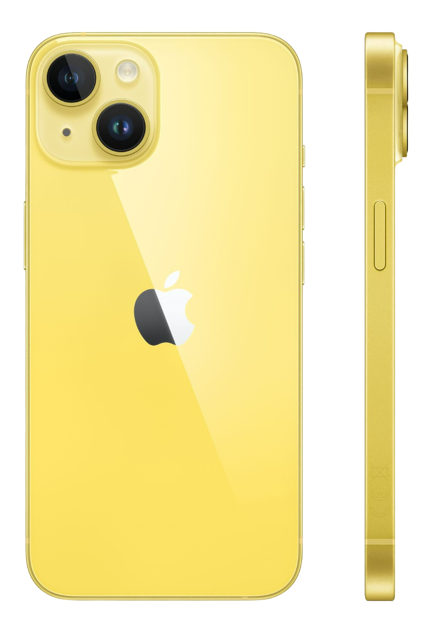 Apple iPhone 14 Plus Yellow Side