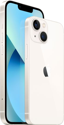 Apple iPhone 13 Starlight Side