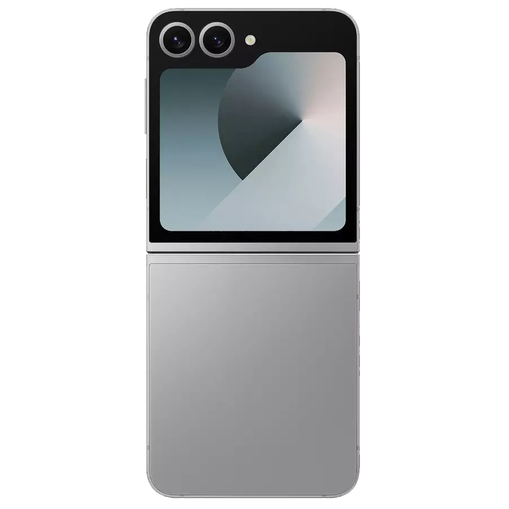 Samsung Galaxy Z Flip 6 silver shadow back