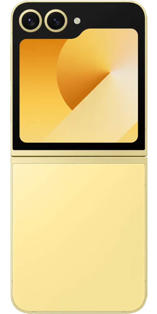 Samsung Galaxy Z Flip 6 yellow back