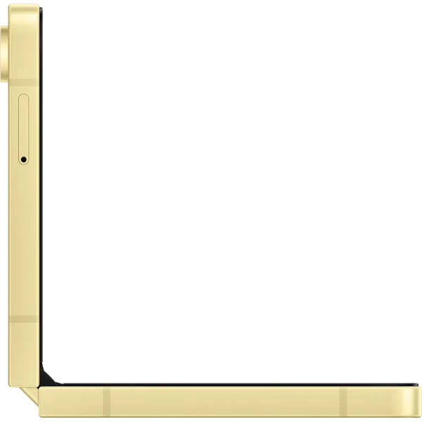Samsung Galaxy Z Flip 6 yellow side