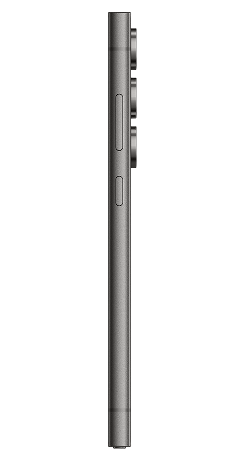 Samsung Galaxy S24 ultra titanium black side
