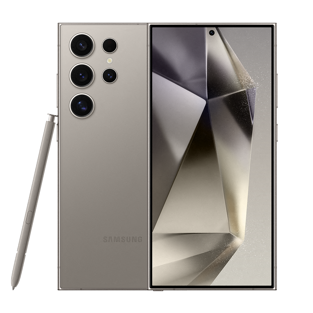 Samsung Galaxy S24 Ultra titanium grey front