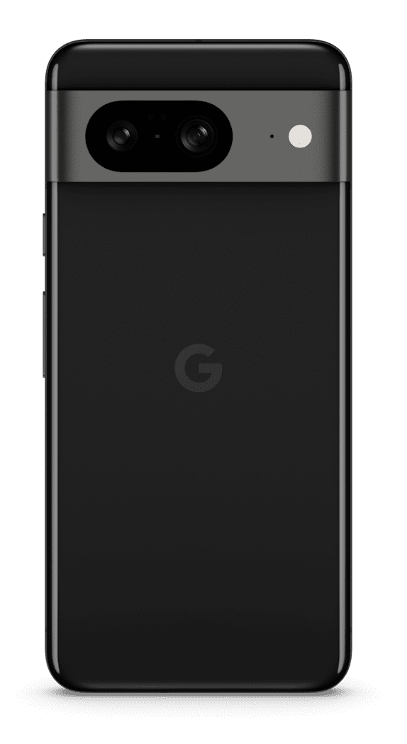 Google Pixel 8 obsidian back