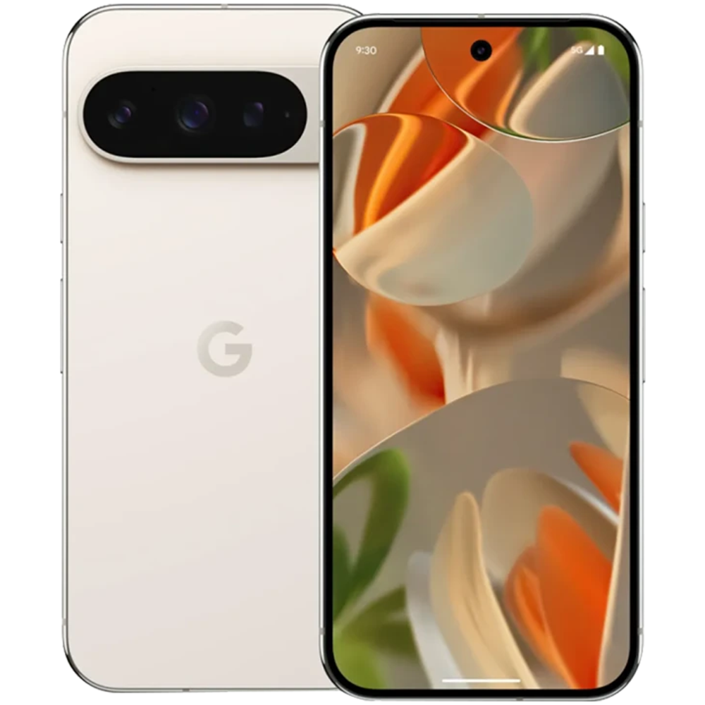 Google Pixel 9 pro porcelain front