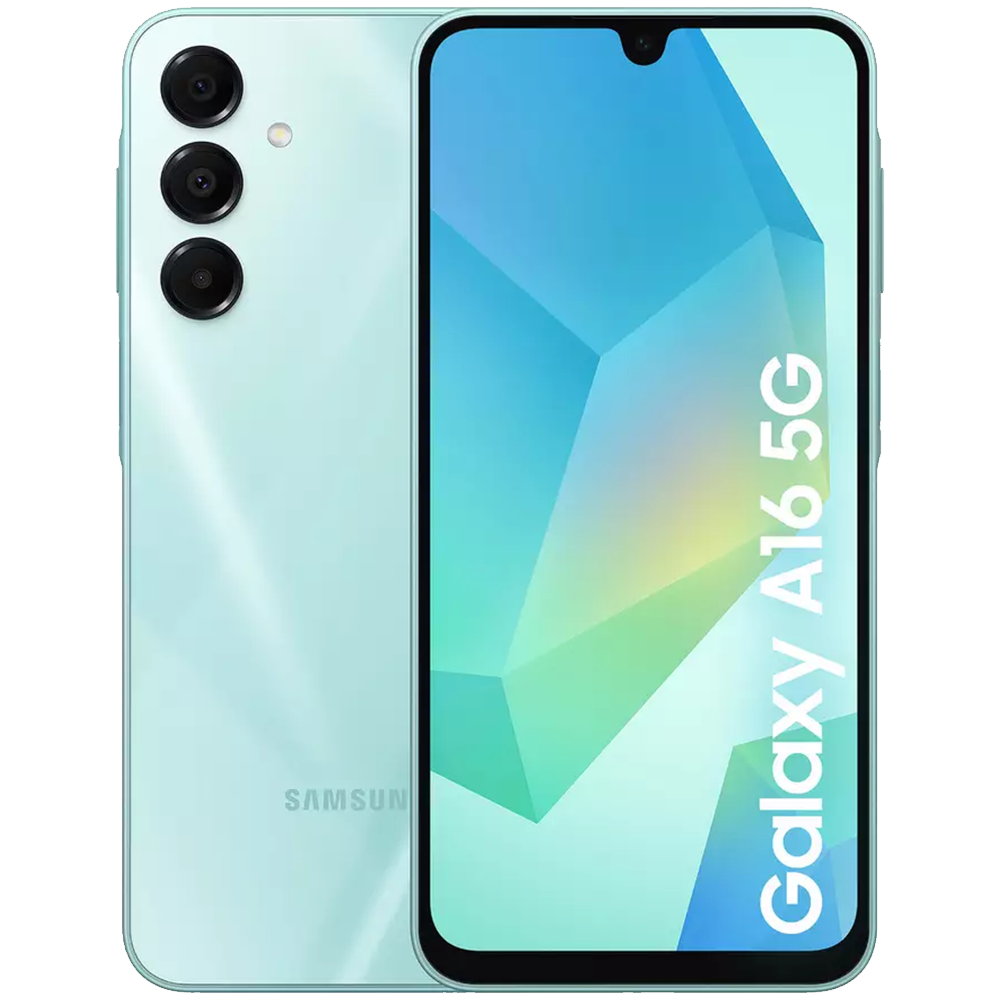 Samsung Galaxy A16 5G light green front