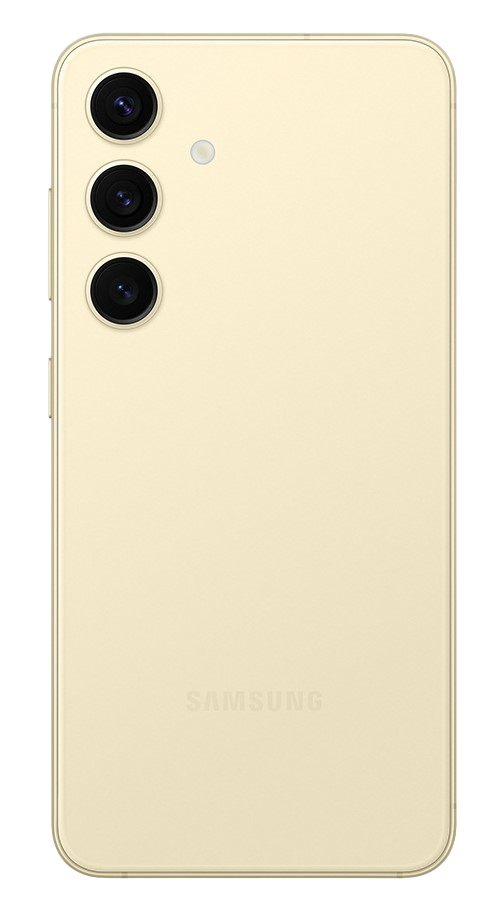 Samsung Galaxy S24 amber yellow back