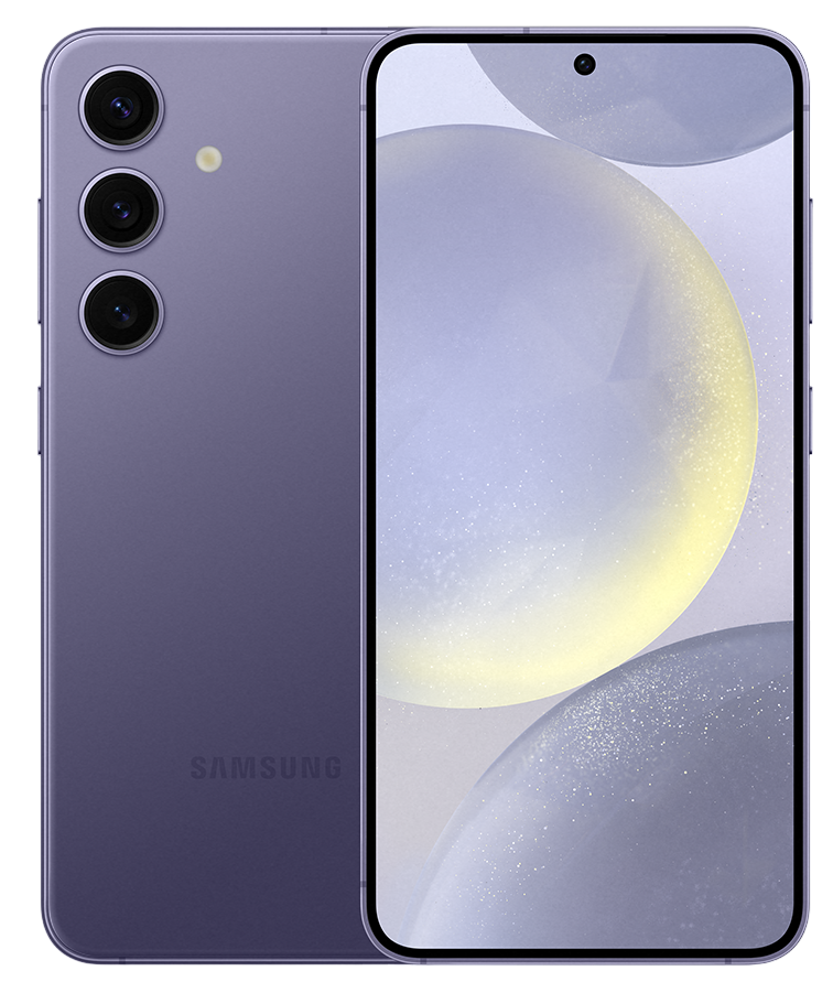 Samsung Galaxy S24 cobalt violet front