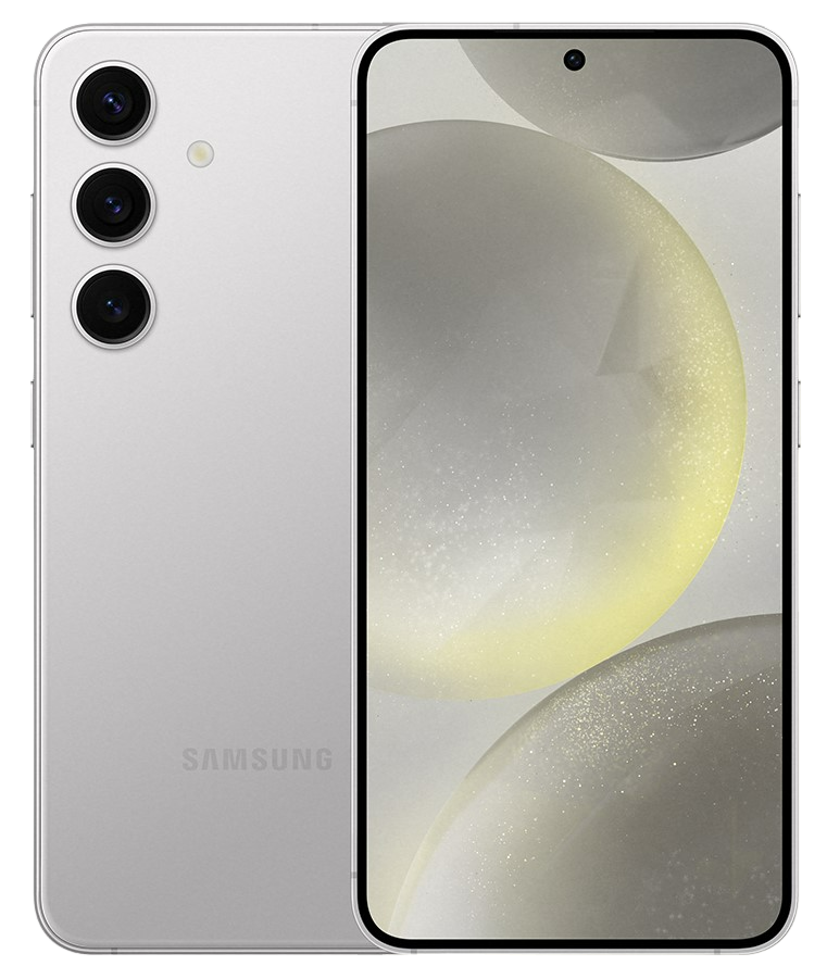 Samsung Galaxy S24 marble gray front
